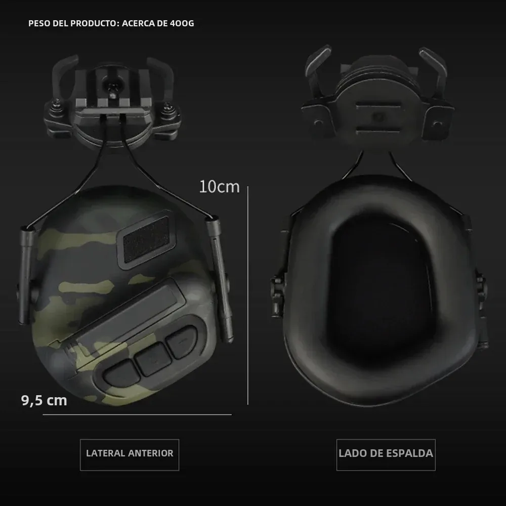 Auriculares tácticos Gen5, auriculares con cancelación de ruido sin selección para casco Militar, auriculares Baofeng Radio PTT, adaptador, auriculares móviles - imagen 5