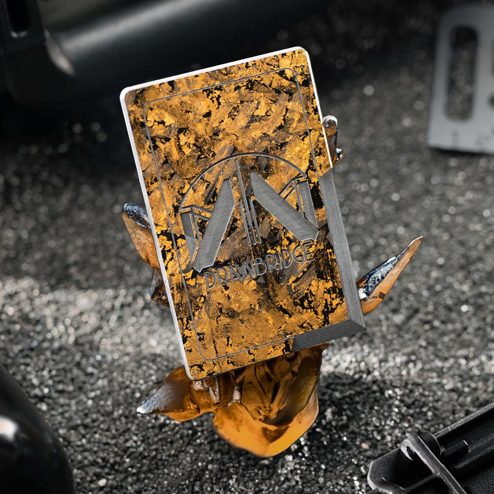 Death Stranding 2 parche de fibra de carbono Small Island Studio Magellan APAC DRAWBRIDGE contorno brazalete táctico para decoración de ropa - imagen 2