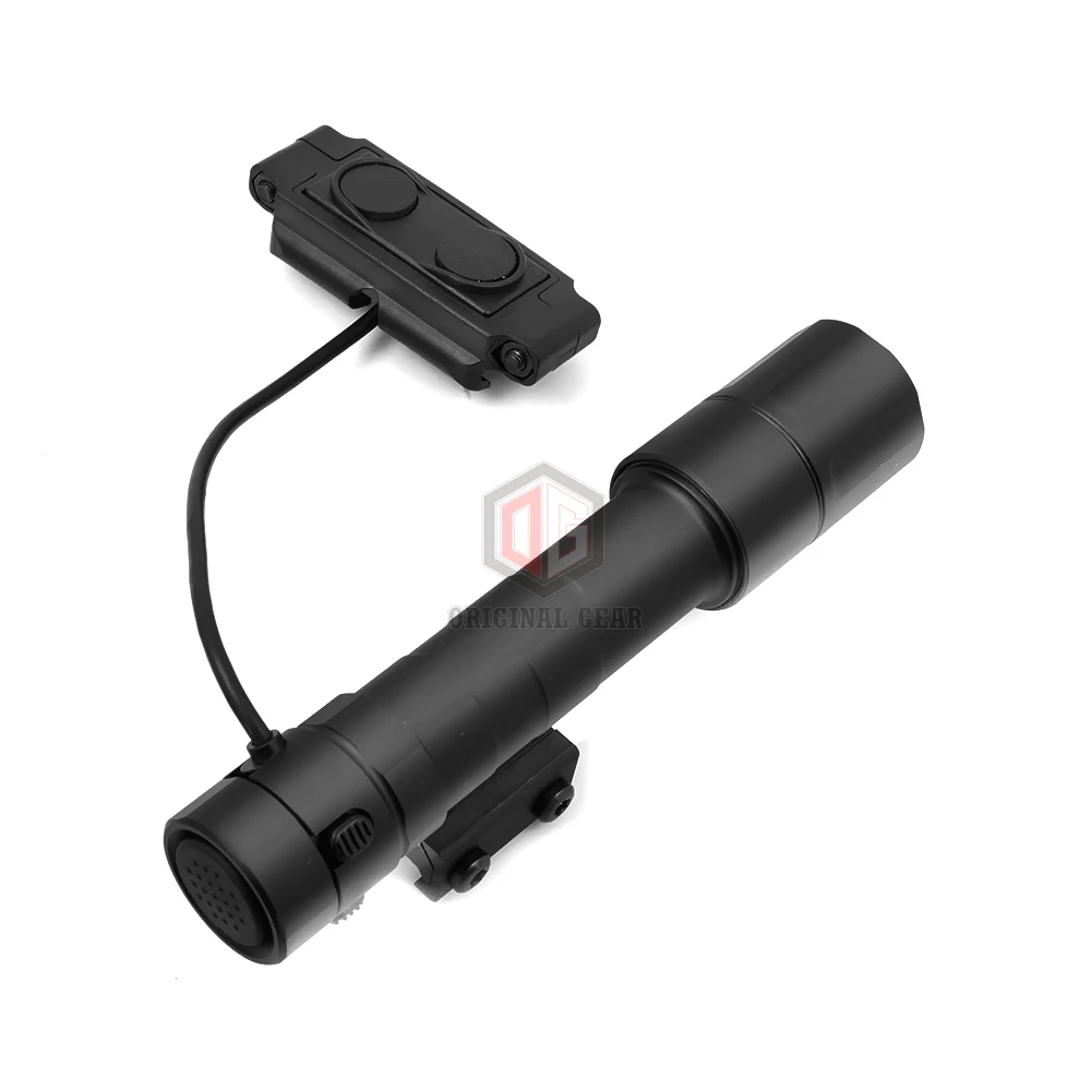 Linterna para arma, luz exploradora táctica de 1400 lúmenes, tamaño completo, REIN 2,0 MCH, salida única con riel Picatinny de 20mm - imagen 3
