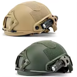 Soporte para linterna, soporte para linterna portátil, soporte para linterna de liberación rápida, abrazadera, accesorio de montaje con Clip para cascos rápidos MICH