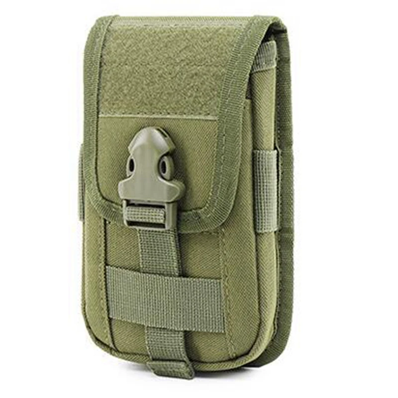 Funda táctica para teléfono, bolsa táctica para teléfono inteligente, funda para teléfono móvil, bolsa para dispositivos, soporte para cinturón de fijación Molle, riñonera - imagen 4