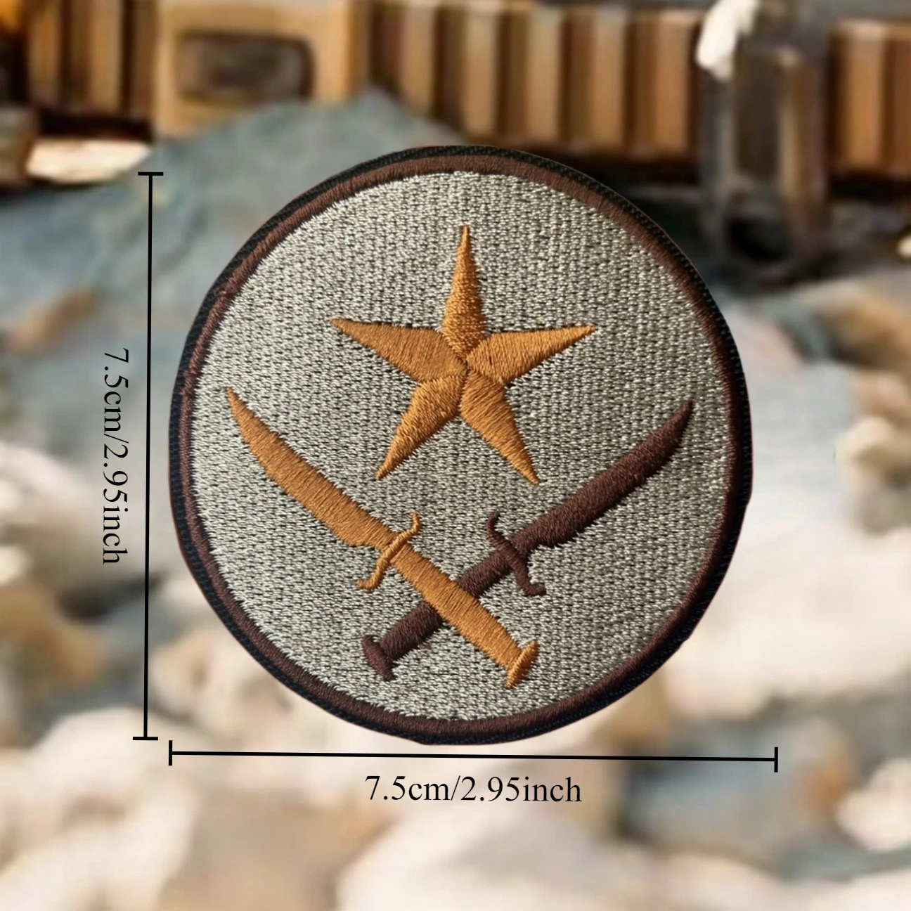 Parches bordados con insignia de moral divertida "GO Counter-Strike" para ropa, brazalete militar táctico, pegatina para mochila con gancho y bucle - imagen 2