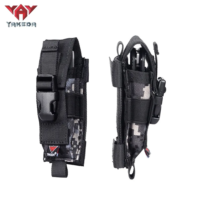 YEKEDA-bolsa de accesorios Molle táctica para caza, cubierta para cuchillo táctico, bolsa para linterna de campo de camuflaje para exteriores, equipo EDC - imagen 5