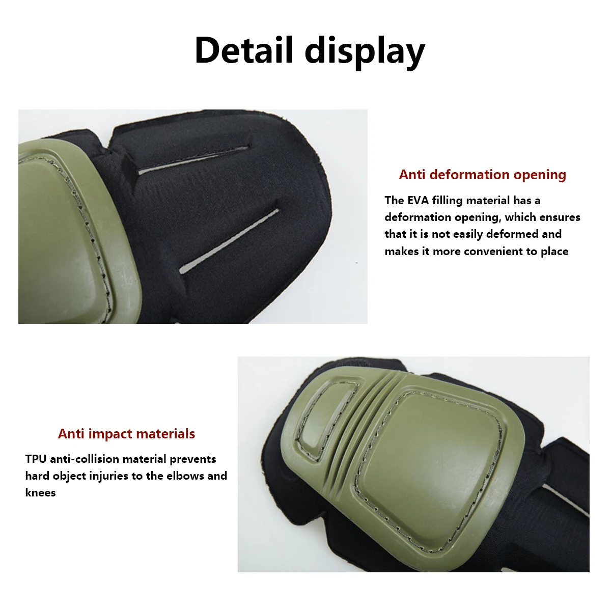 Rodilleras tácticas interpoladas para traje de rana – Protección militar - imagen 3