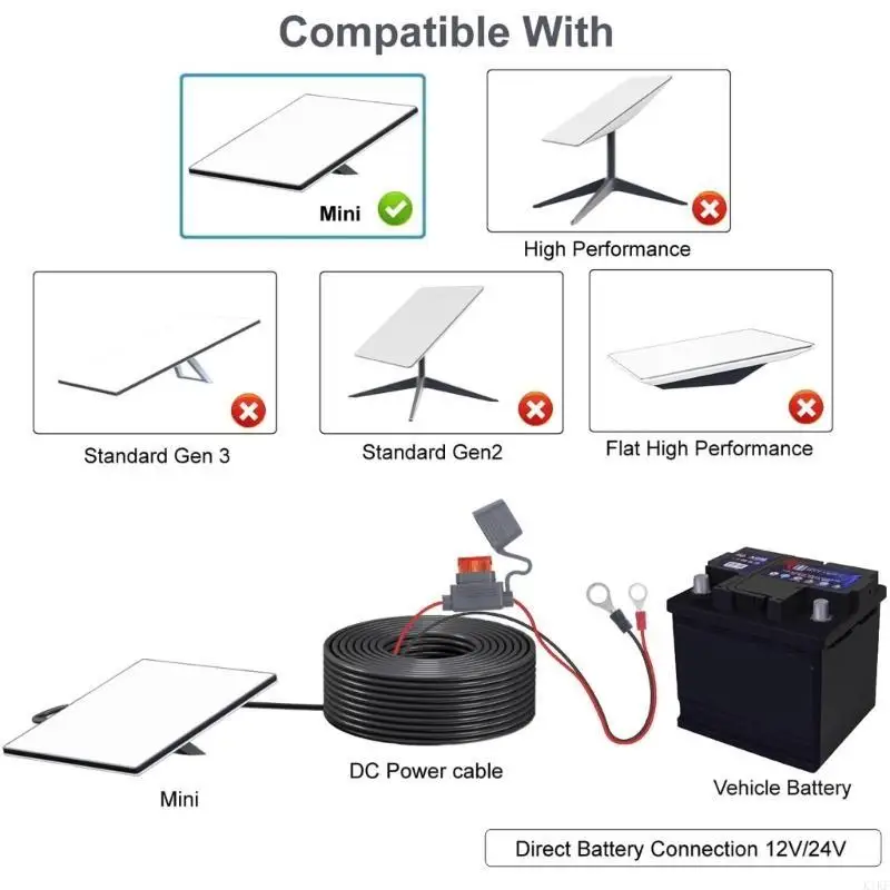 Cable alimentación extensión impermeable 18AWG Cable cableado portafusibles automotriz K1KF - imagen 2