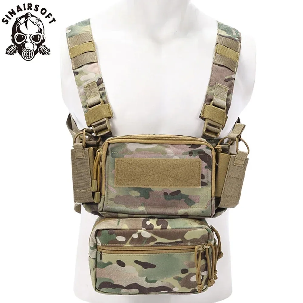 SINAIRSOFT D3CR Chaleco táctico portacargadores MOLLE para rifle