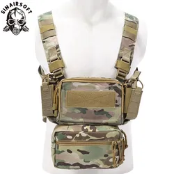 SINAIRSOFT D3CR Chaleco táctico portacargadores MOLLE para rifle