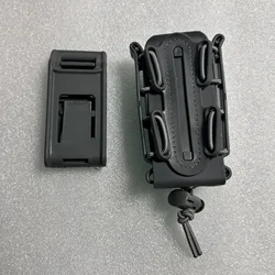 Bolsa para revistas de 9 mm con carcasa blanda estilo Scorplon gris (apto para 9 mm y 45 ACP)
