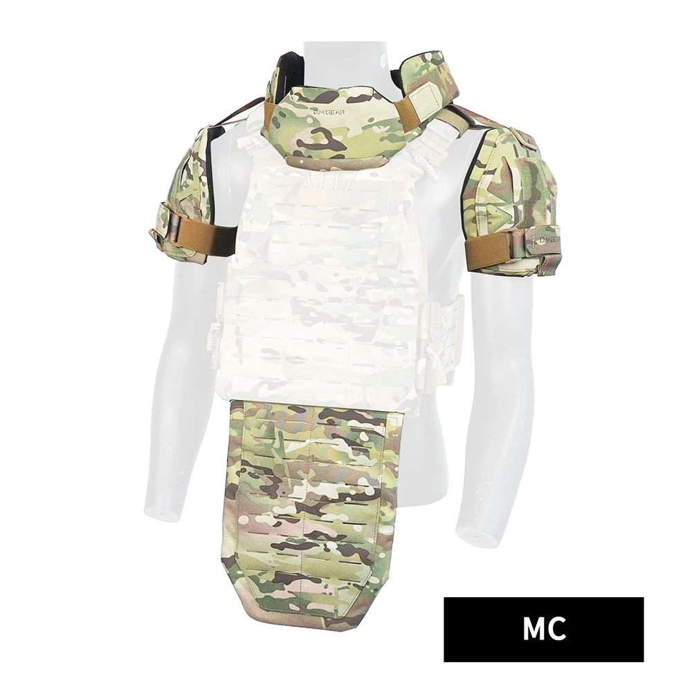 DMgear-Chaleco táctico Universal para cuello, hombreras y protector de entrepierna, accesorios para chaleco táctico, equipo táctico - imagen 3