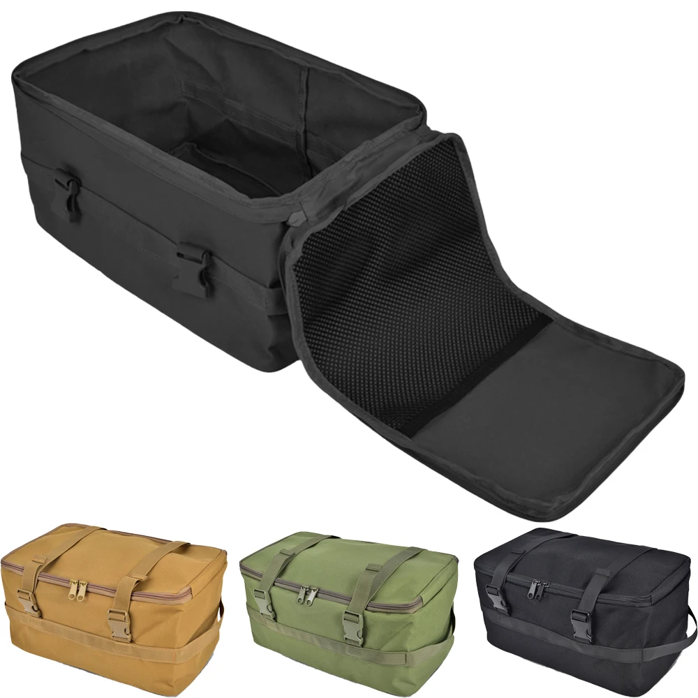 Bolsa de almacenamiento táctica, bolsa para pistola, caja para casco, utilidad EDC, estuche organizador de herramientas, bolso de Picnic para caza, Camping, senderismo y pesca