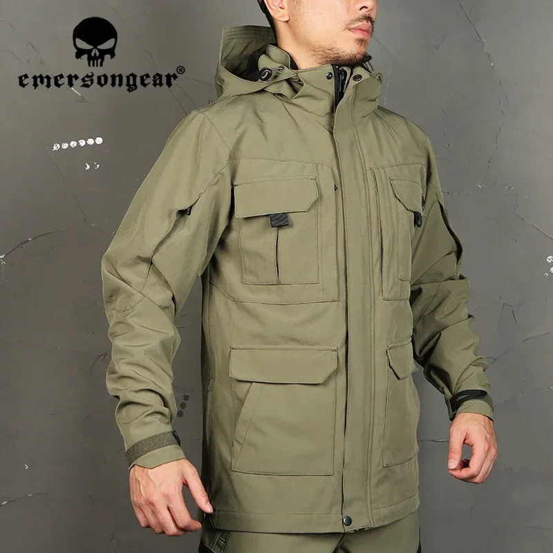Emersongear Blue Label Wind Whisperer chaqueta para todo clima abrigo SoftShell a prueba de viento combate al aire libre Camping senderismo 11,11 ventas - imagen 3