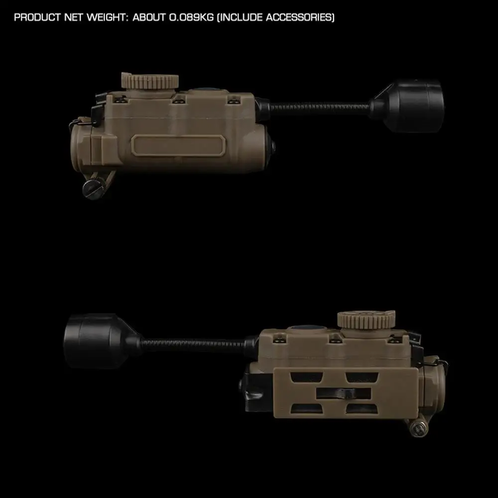 Luz táctica para casco Airsoft, modo rojo/verde/azul/blanco/IR, multiusos, para caza al aire libre, Camping, luz de señal de supervivencia de emergencia - imagen 2