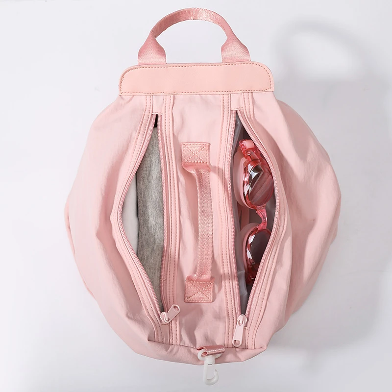 Mochila para gimnasio y natación, bolsa para deportes al aire libre en seco y húmedo, bolsa de viaje para senderismo, bolsillo para zapatos, bolsa grande para almacenamiento de equipaje de entrenamiento para estudiantes - imagen 3