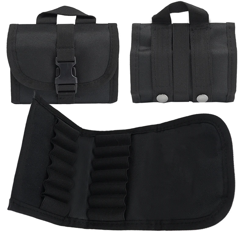 Carcasa táctica Molle para escopeta, 14 rondas, accesorios para Airsoft, bolsa para revistas de munición, Rifle de caza, soporte para balas, bolsa para cartuchos
