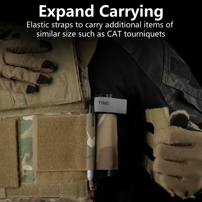 V. XV estilo TQ torniquete lateral almacenamiento chaleco exterior expansión accesorios laterales banda elástica expansión transporte - imagen 4