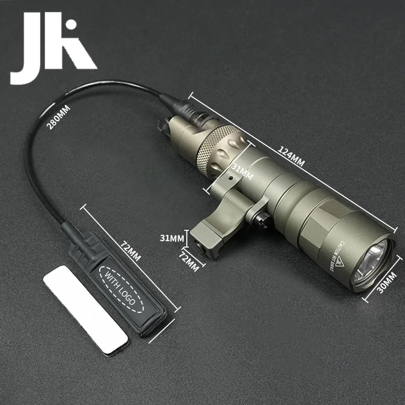 Foco táctico M640DFT M340DFT/inundación, interruptor de doble función, linterna LED con montaje MLOK compatible con riel Picatinny de 21MM - imagen 5