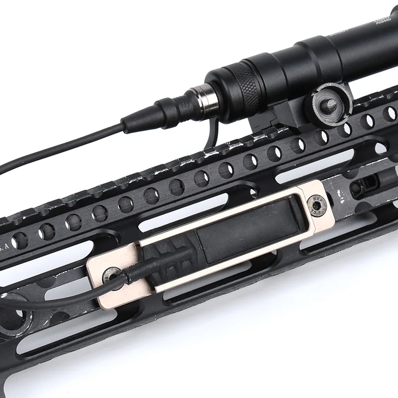 WADSN-interruptor remoto táctico, ranura de montaje, carril de M-LOK, CNC, M300, M600, almohadilla de presión de DBAL-A2, accesorios para linterna - imagen 4