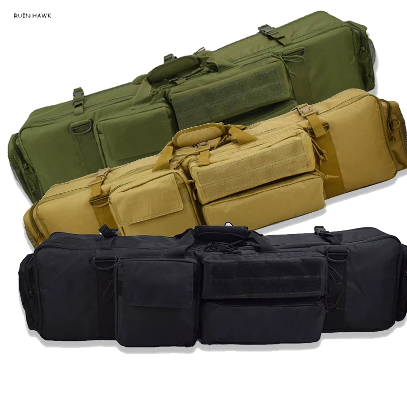Bolsa de nailon M249 para pistola táctica militar, bolso de hombro grande para pistola 1000D para exteriores, bolsa para Rifle de tiro pesado para caza - imagen 3