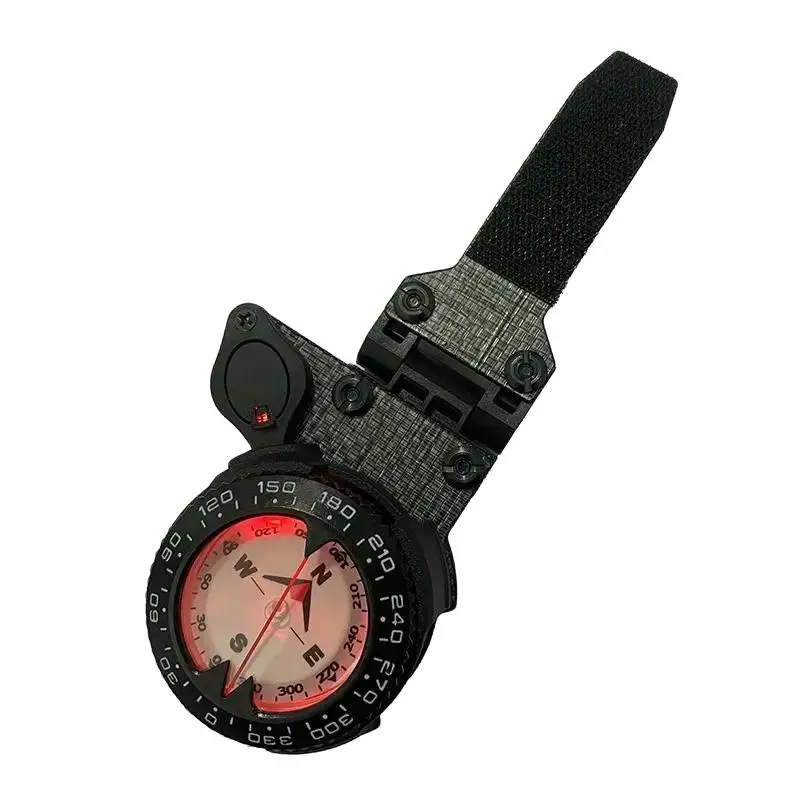 Placa de fijación de navegación táctica GPS con brújula estilo S & S 601, módulo de navegación de caza al aire libre de Material laminado Triris/KYDEX - imagen 4