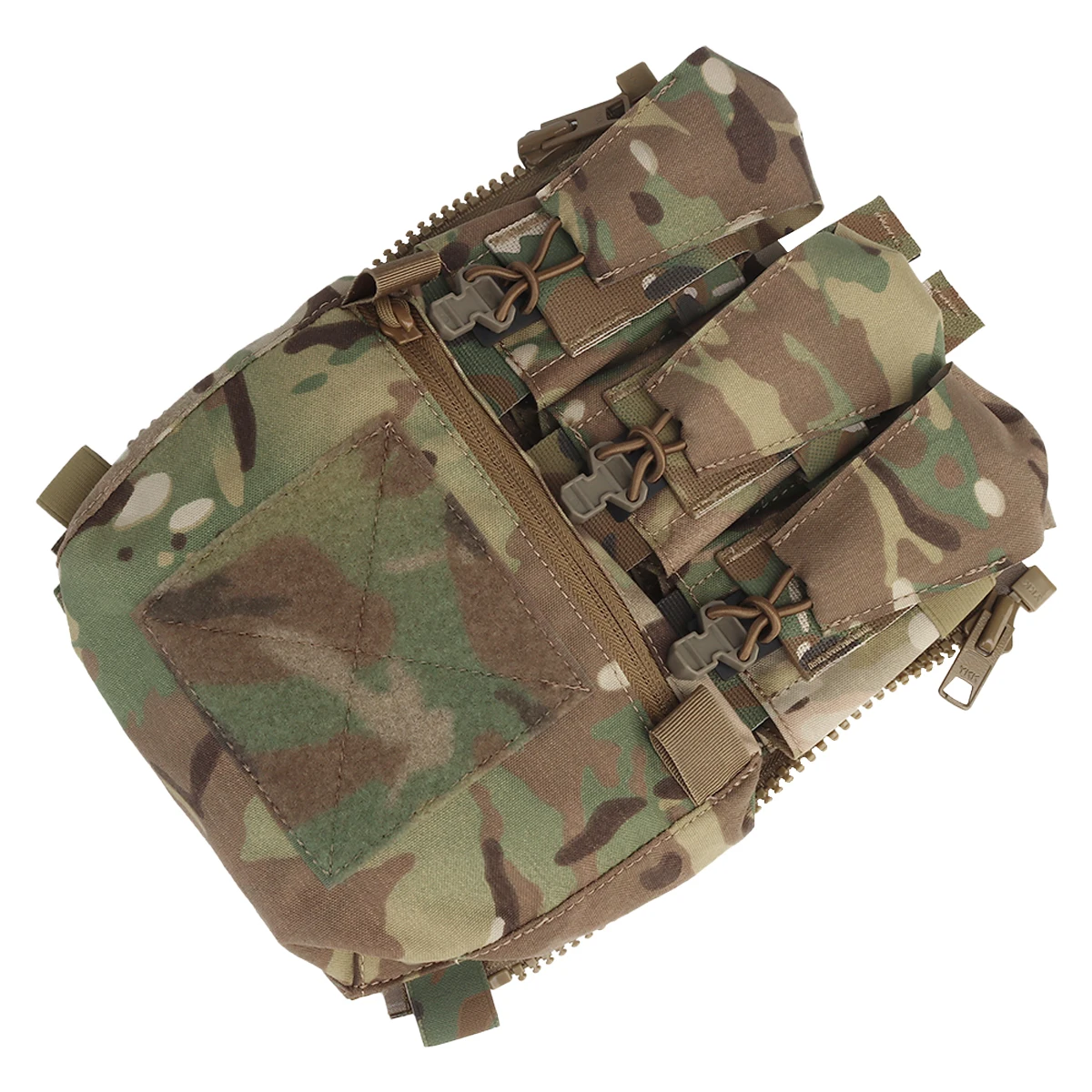 V5 FCPC-Chaleco para deportes al aire libre, Panel trasero con cremallera en la placa trasera, bolsas triples para revistas Airsoft, chaleco de caza, accesorios portadores de placa - imagen 4