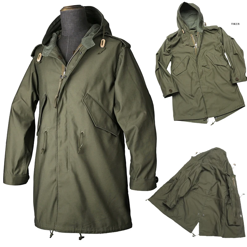 Chaqueta de caza táctica al aire libre M51 clip suelto largo para hombre supera - imagen 2