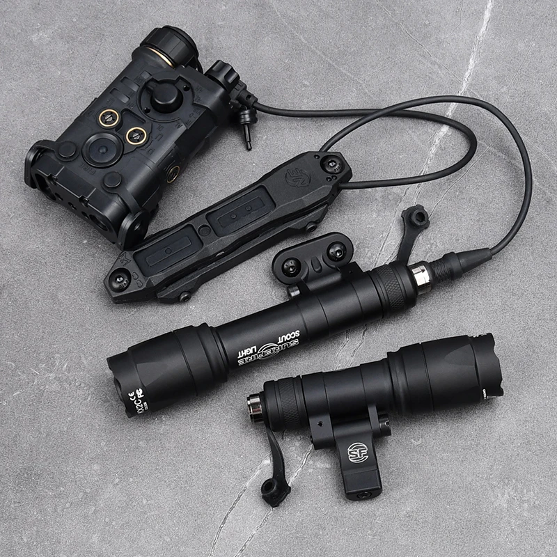 WADSN-indicador táctico NGAL rojo, verde y azul, luz de explorador de caza Surefir M340A M640C con interruptor de Control Dual AXON compatible con riel de 20MM - imagen 3