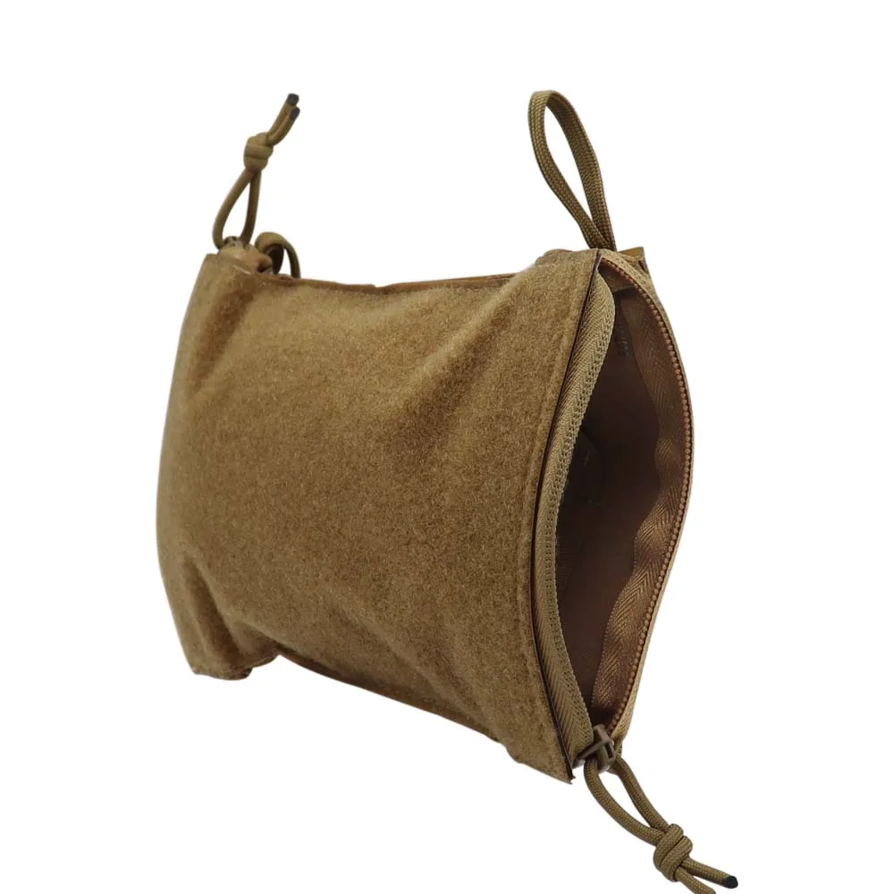 Bolsa organizadora de expansión integrada para montaje en el pecho táctico, cremallera de doble apertura, correas interiores, bolsa de accesorios para caza Airsoft - imagen 2