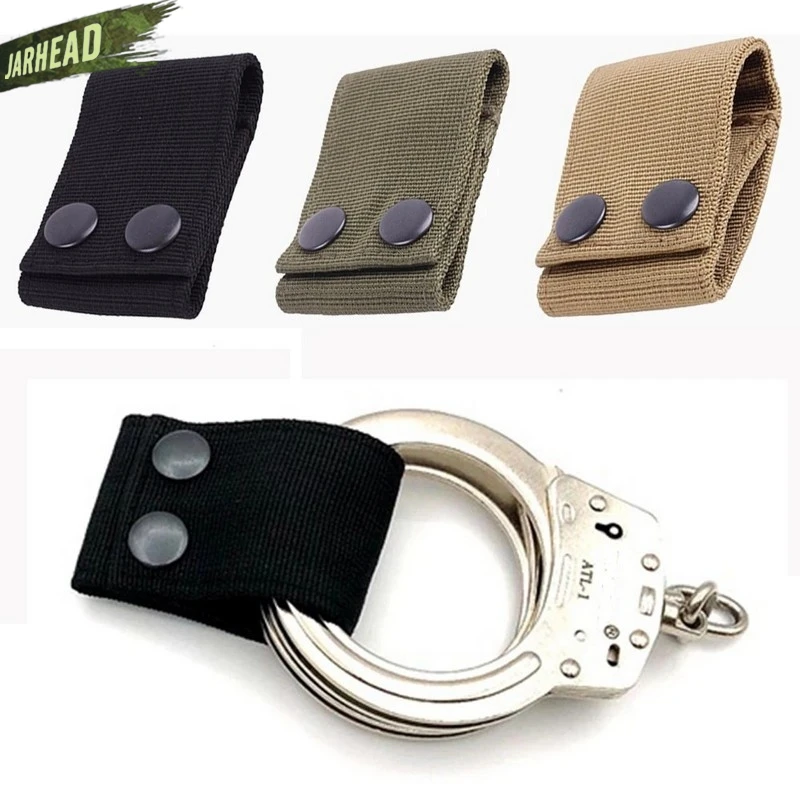 Funda táctica Universal para esposas, correa de cordón, cinturón de seguridad de liberación rápida, bolsa de cierre a presión