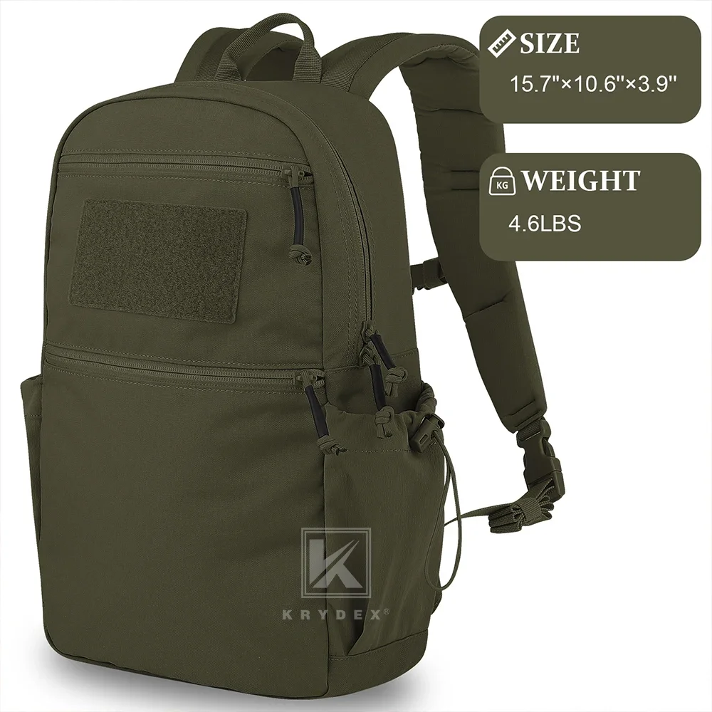 KRYDEX Mochila táctica EDC 500D ripstop impermeable para airsoft - imagen 5