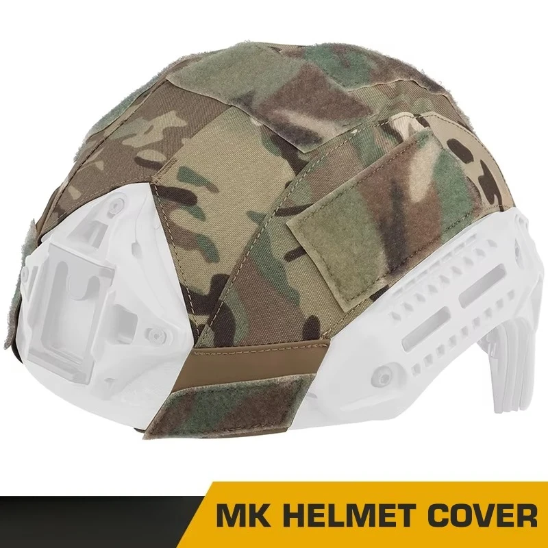 Cubierta de casco de asalto Team M-LOK, resistente al desgaste de secado rápido para casco de batalla estilo MK, accesorios de juego CS de caza Airsoft