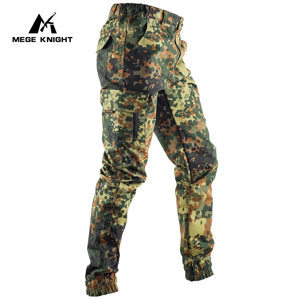 Mege-Pantalones tácticos para correr, pantalón de juego al aire libre, ropa de calle Flectarn, senderismo al aire libre, entrenamiento, Joggers suaves - imagen 3