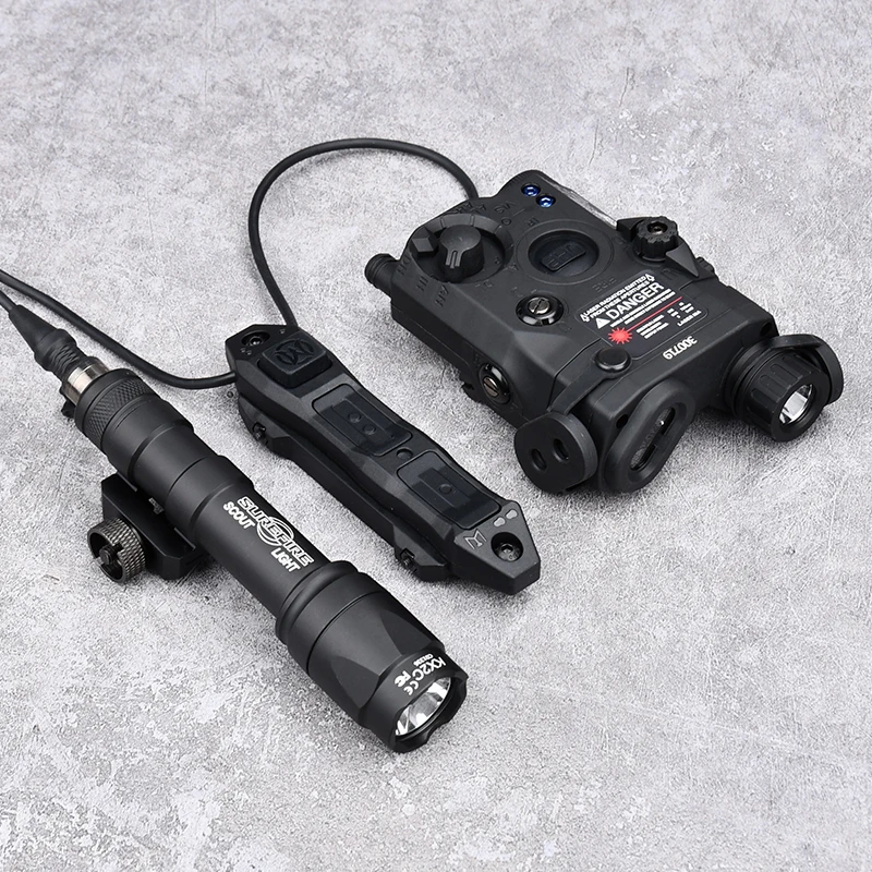 WADSN-caja de mira láser táctica PEQ-15 UHP PEQ15, luz LED IR M600C M600, linterna, equipo de caza Airsoft, lámpara apta de 20mm - imagen 4