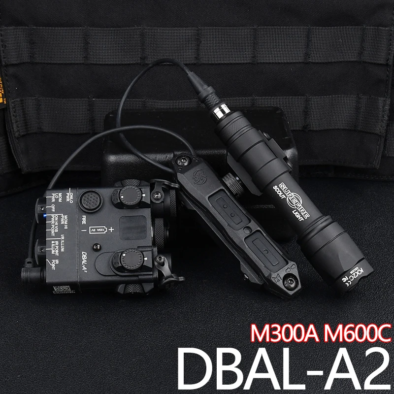 Linterna láser táctica WADSN DBAL A2 RGB para airsoft y caza - imagen 4