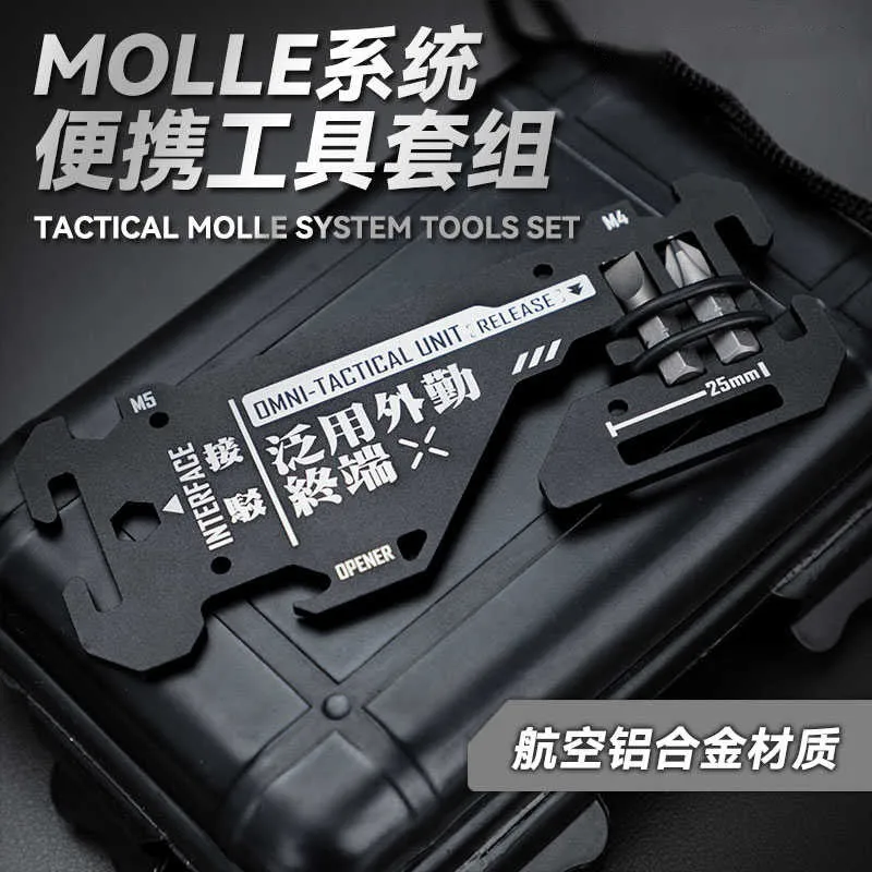 Organizador MOLLE de herramientas para mochila táctica, cabezales - imagen 4