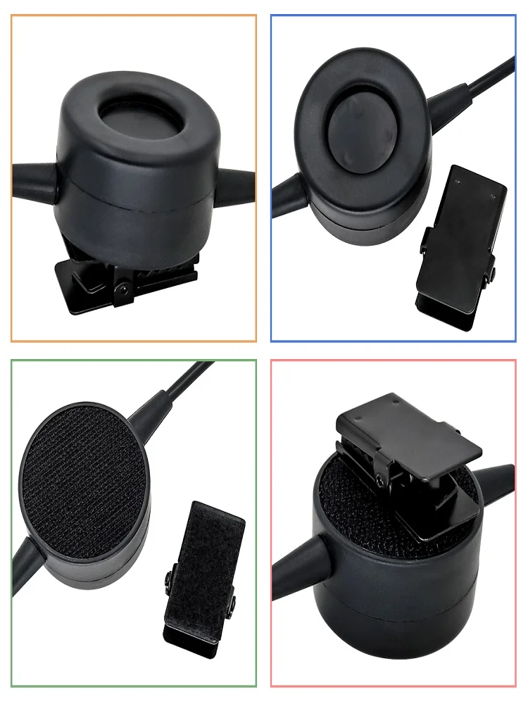 Adaptador de walkie-talkie, accesorio de auriculares tácticos TS TAC-SKY, botón pulsador TCI PTT, Para Kenwood ICOM Motorola MILAND Yaesu, enchufes - imagen 3