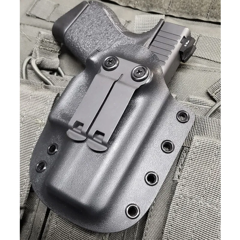 KYDEX-Clips de funda de acero inoxidable K, accesorios de Clip de cintura, Clip trasero de vaina de cuchillo, Clip de bolsillo de transporte, 1 pieza - imagen 2