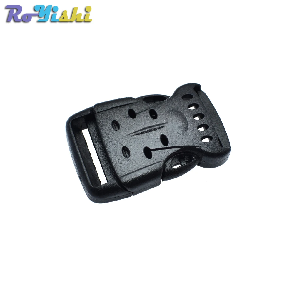 Hebilla arqueada de plástico con múltiples agujeros para bolsa de viaje para deportes al aire libre - imagen 3