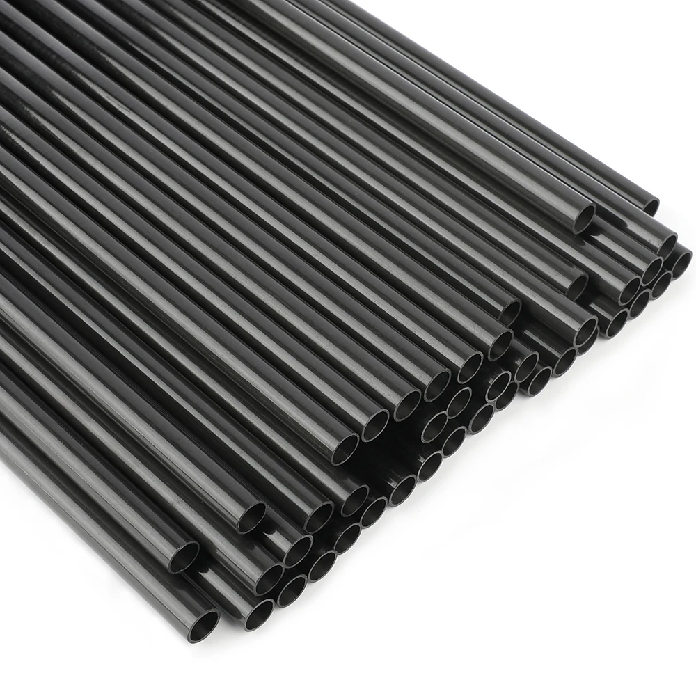 6/12pc 32 pulgadas tiro con arco flecha de carbono puro eje OD7.6-7.0mm ID6.2mm SP300/350/400/500/600/700/800 arco flecha accesorios de caza - imagen 4