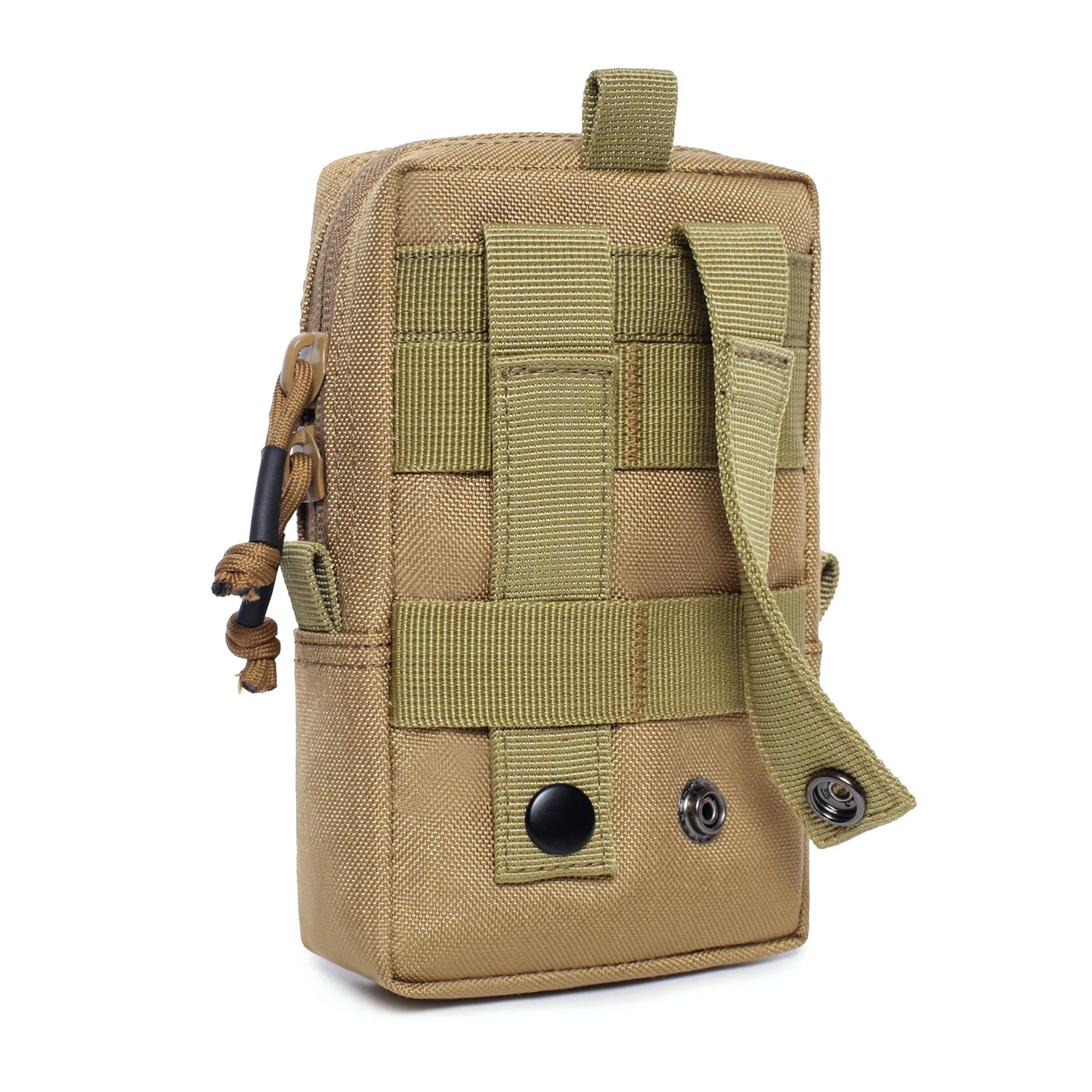 Bolsa para teléfono móvil de nailon 1000D para exteriores, funda para teléfono móvil Molle, riñonera para hombres, bolsa EDC para acampar y senderismo - imagen 4