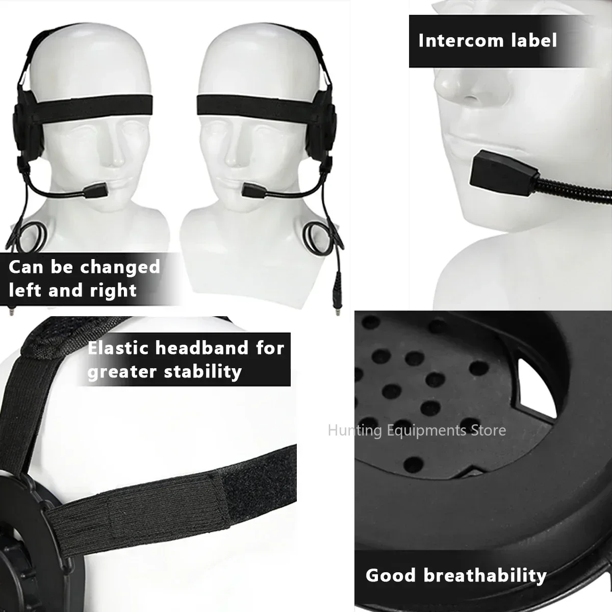 Auriculares tácticos de tiro III Z, auriculares tácticos Bowman Elite II CS U94 PTT para Kenwood Baofeng UV-5R, accesorio de Radio - imagen 5