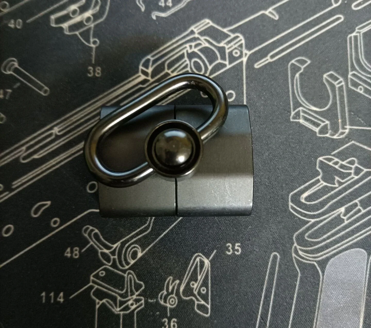 FMA-tácticas de caza al aire libre, suspensión trasera P90 para King Arms, serie P90 - imagen 3