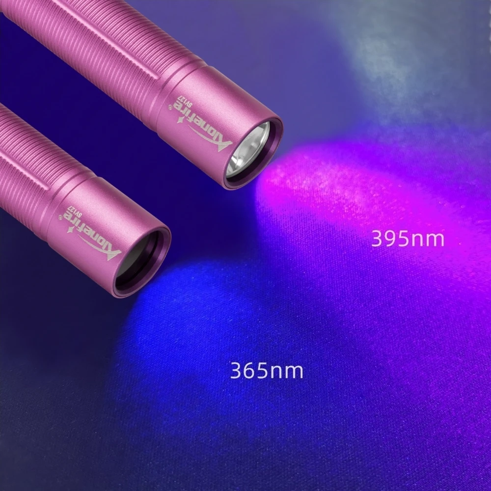 Linterna UV recargable USB 365nm para curado de resina y detección - imagen 2
