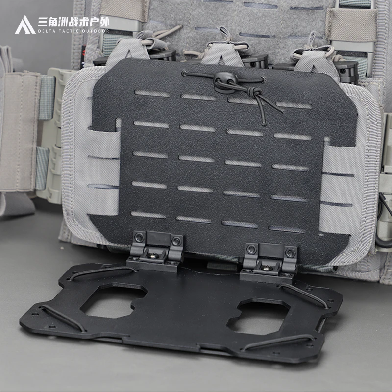 Tablero de navegación táctico, soporte Molle para tabletas móviles, bolsa de Panel, equipo portador de placa MOLLE, equipo de caza Airsoft - imagen 4