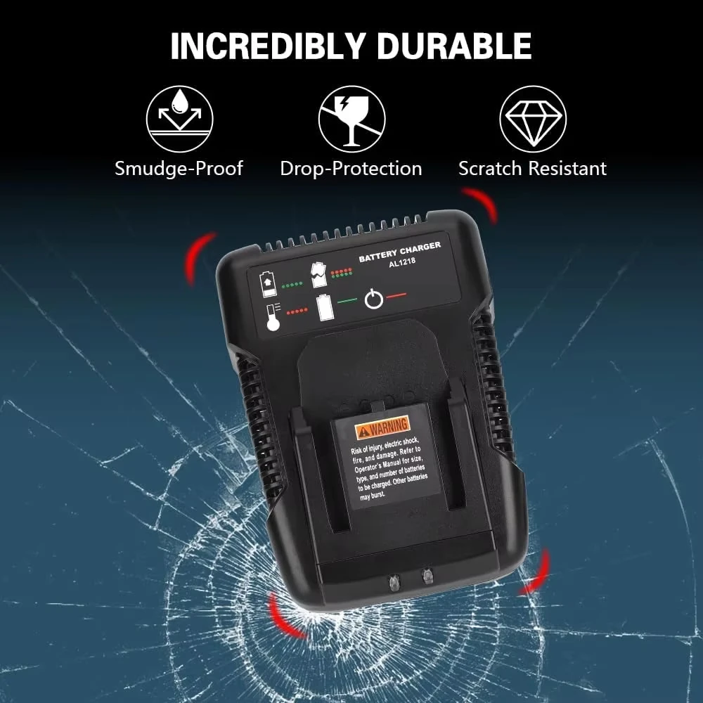 Cargador de batería de litio rápido para RIDGID/AEG 14,4 V 18V L1890RHD L1830RHD L1815G L1820R L1820S L1825R cargador de herramientas eléctricas de batería - imagen 5