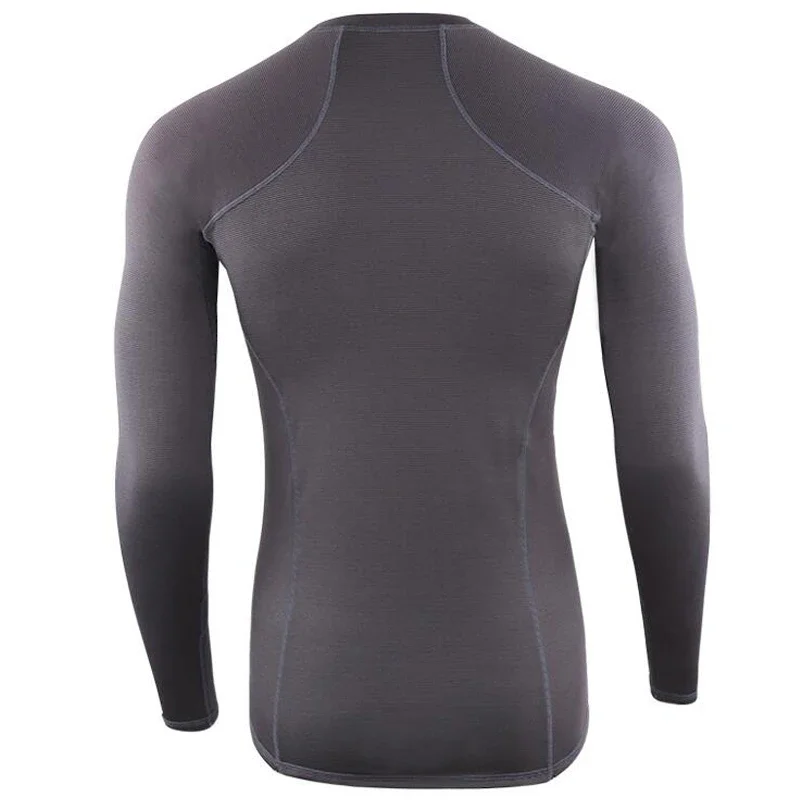 Ropa interior térmica para hombre, chándal deportivo de forro polar cálido, transpirable, elástico, de secado rápido - imagen 4