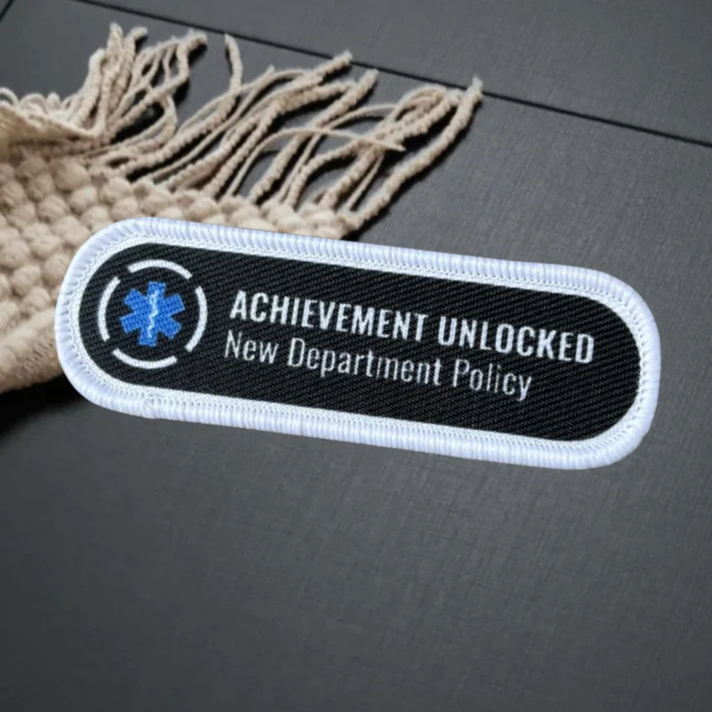 Parche de impresión desbloqueado de logro, insignia de moral militar con gancho y bucle, brazalete, pegatinas tácticas para mochila, parches DIY en ropa - imagen 2