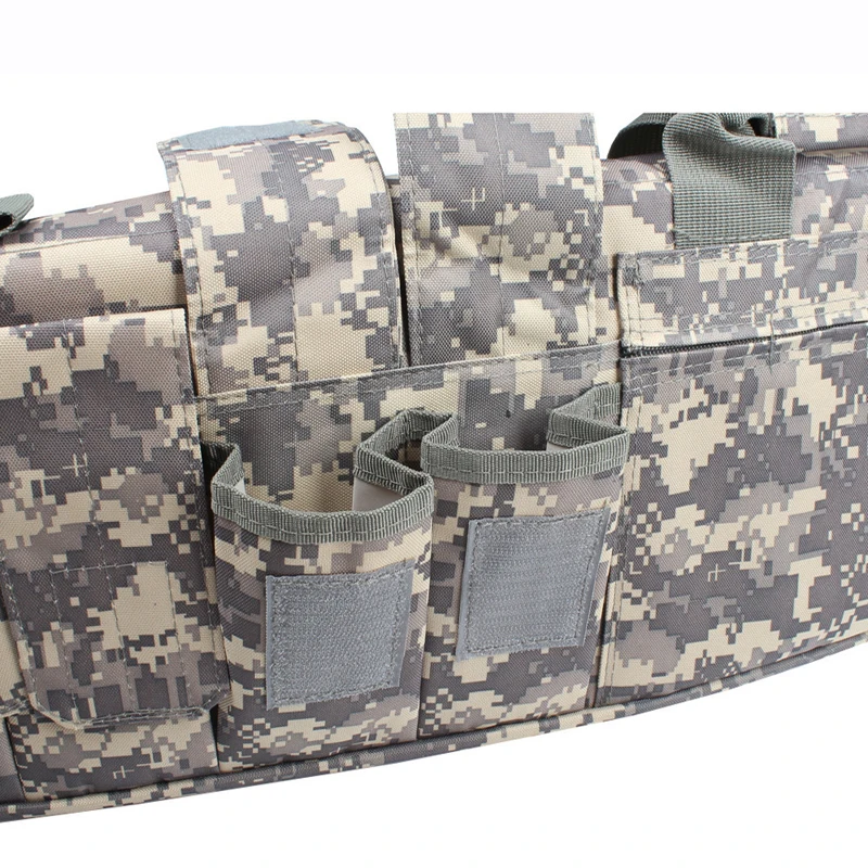 Bolsa de arma táctica para equipo de 70CM, estuche de tiro Airsoft, bolsa Molle de hombro para juego de guerra de caza con bolsa protectora de aparejos de algodón - imagen 3