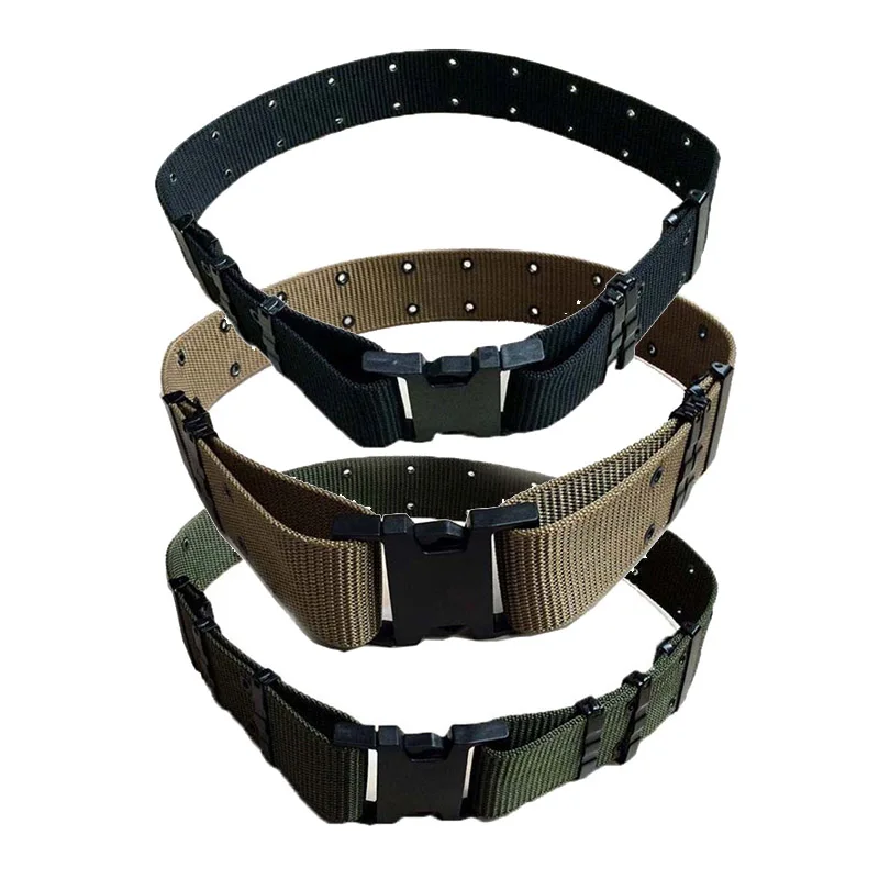 Equipo táctico protector para deportes al aire libre, cinturón táctico con orificio de aire, accesorios de caza, cinturilla ajustable de combate del ejército militar - imagen 2