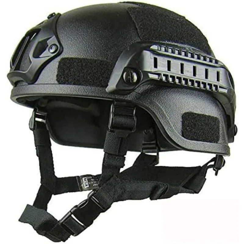 Casco integral táctico militar MICH ABS-gafas desmontables y soporte NVG para Riot Airsoft CS protección para juegos de guerra al aire libre Ge - imagen 2