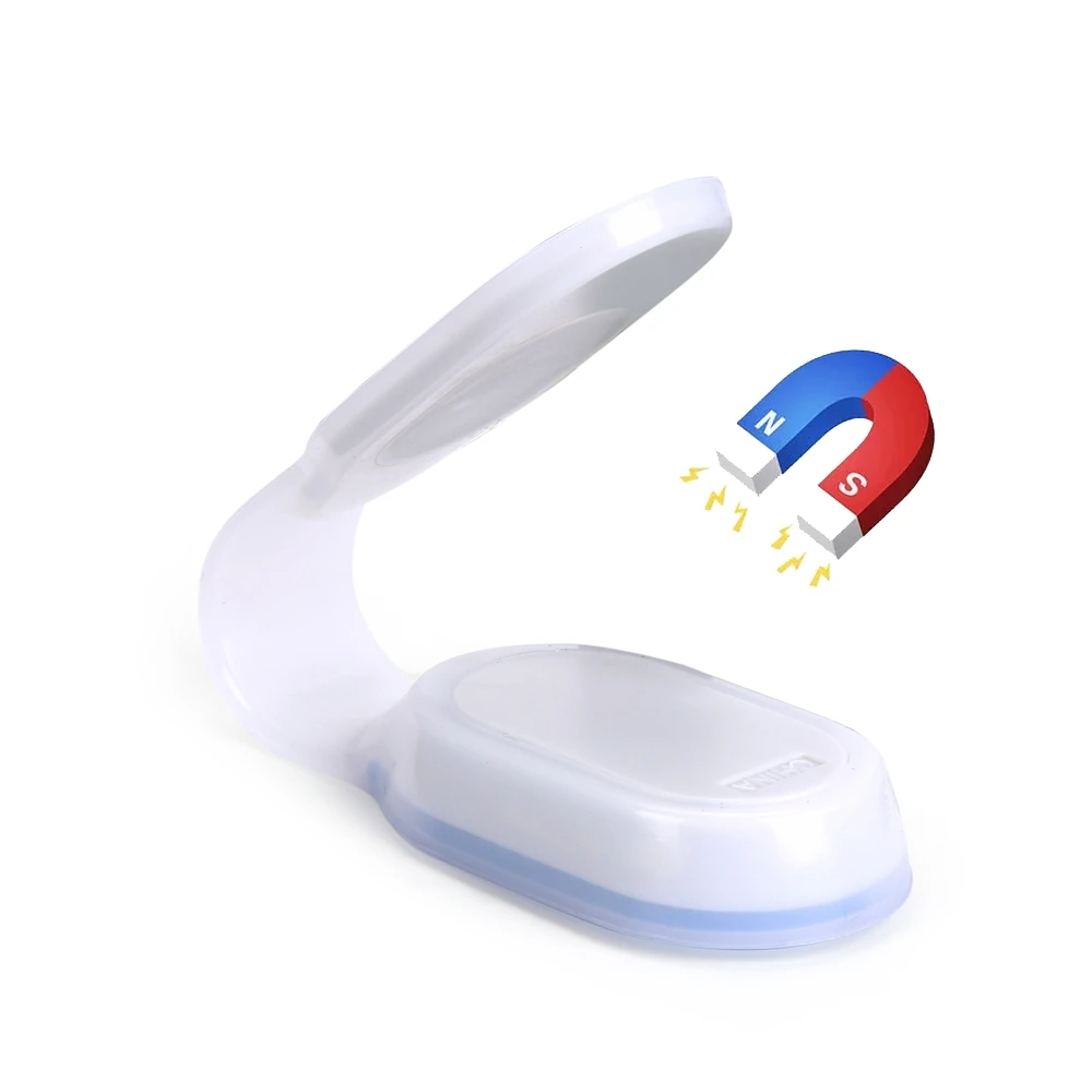 Mini luz de emergencia para correr, Clip de seguridad de silicona suave, lámpara para ciclismo al aire libre, senderismo, caminar, perro, Camping, enfermera, luz de trabajo redonda - imagen 5